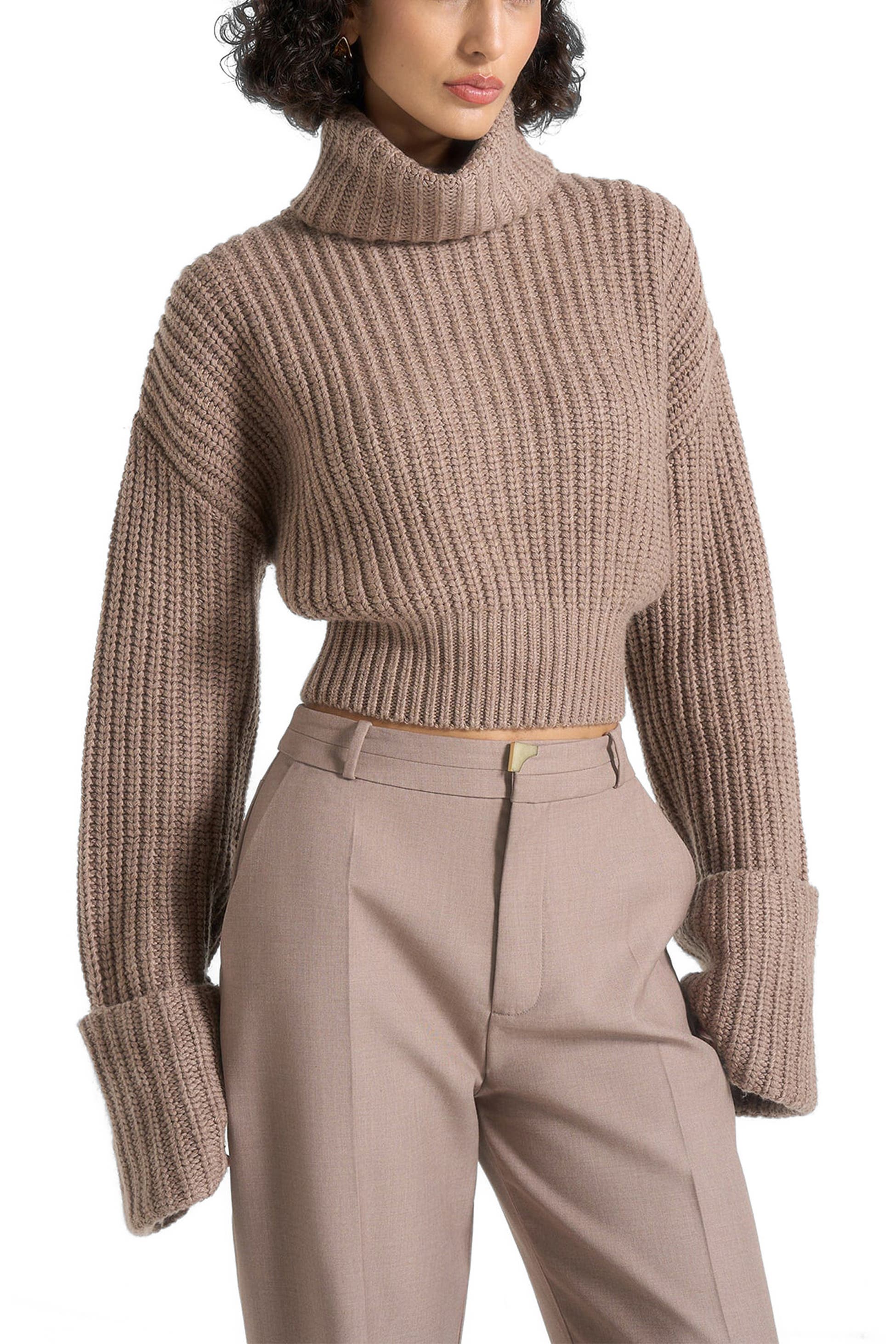 Amaya Roll Neck Knit Jumper