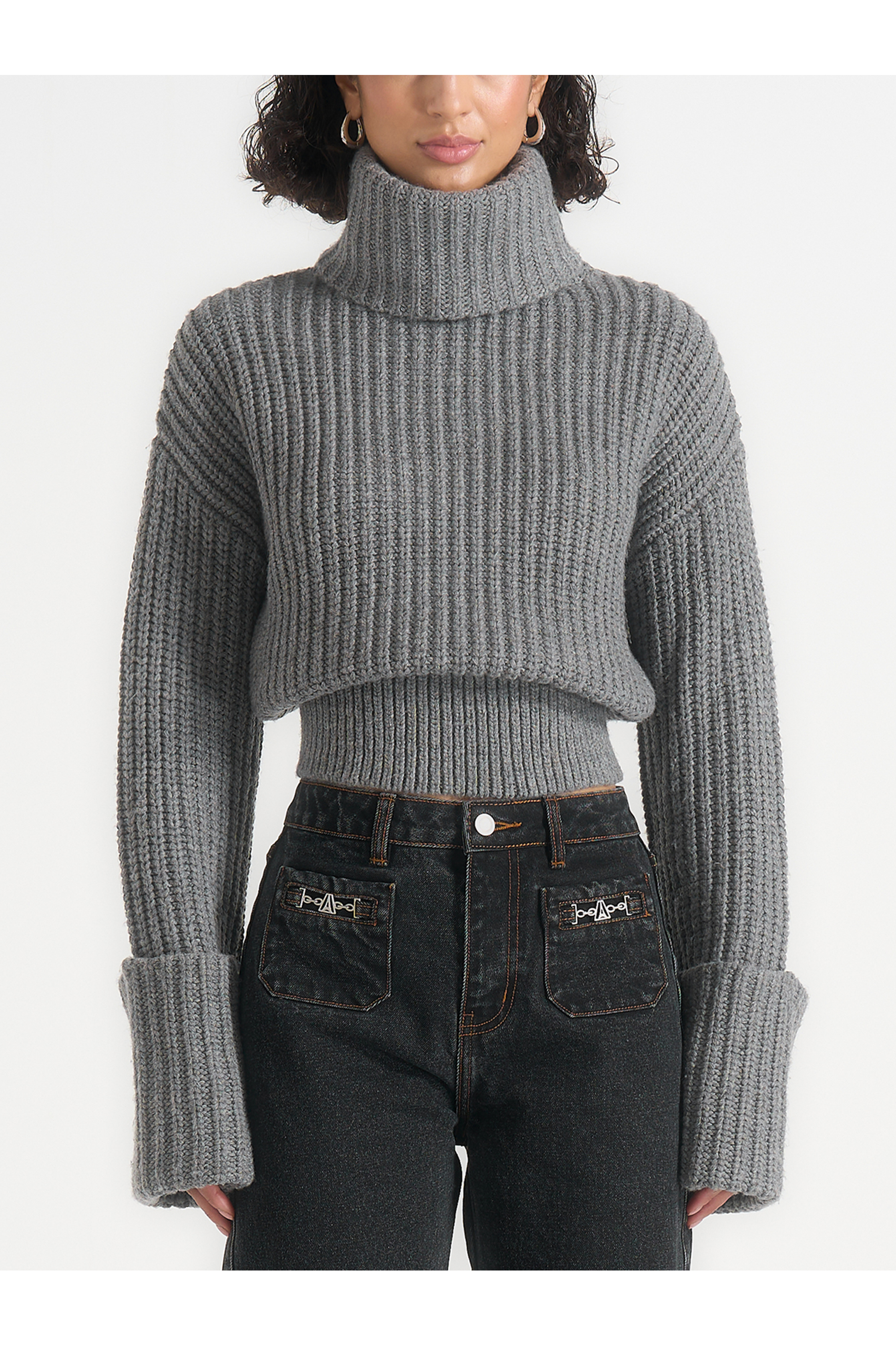 Amaya Roll Neck Knit Jumper