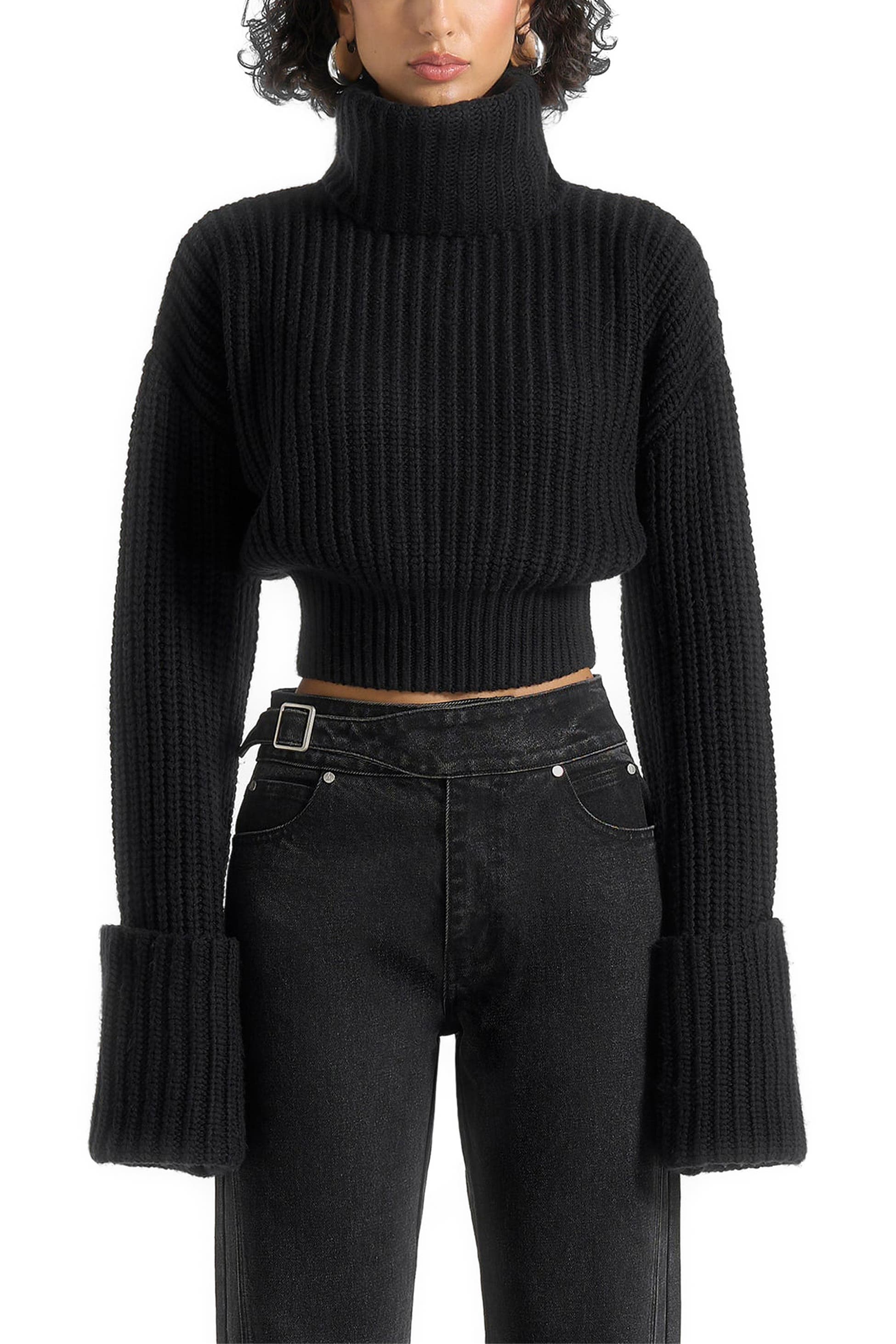 Amaya Roll Neck Knit Jumper
