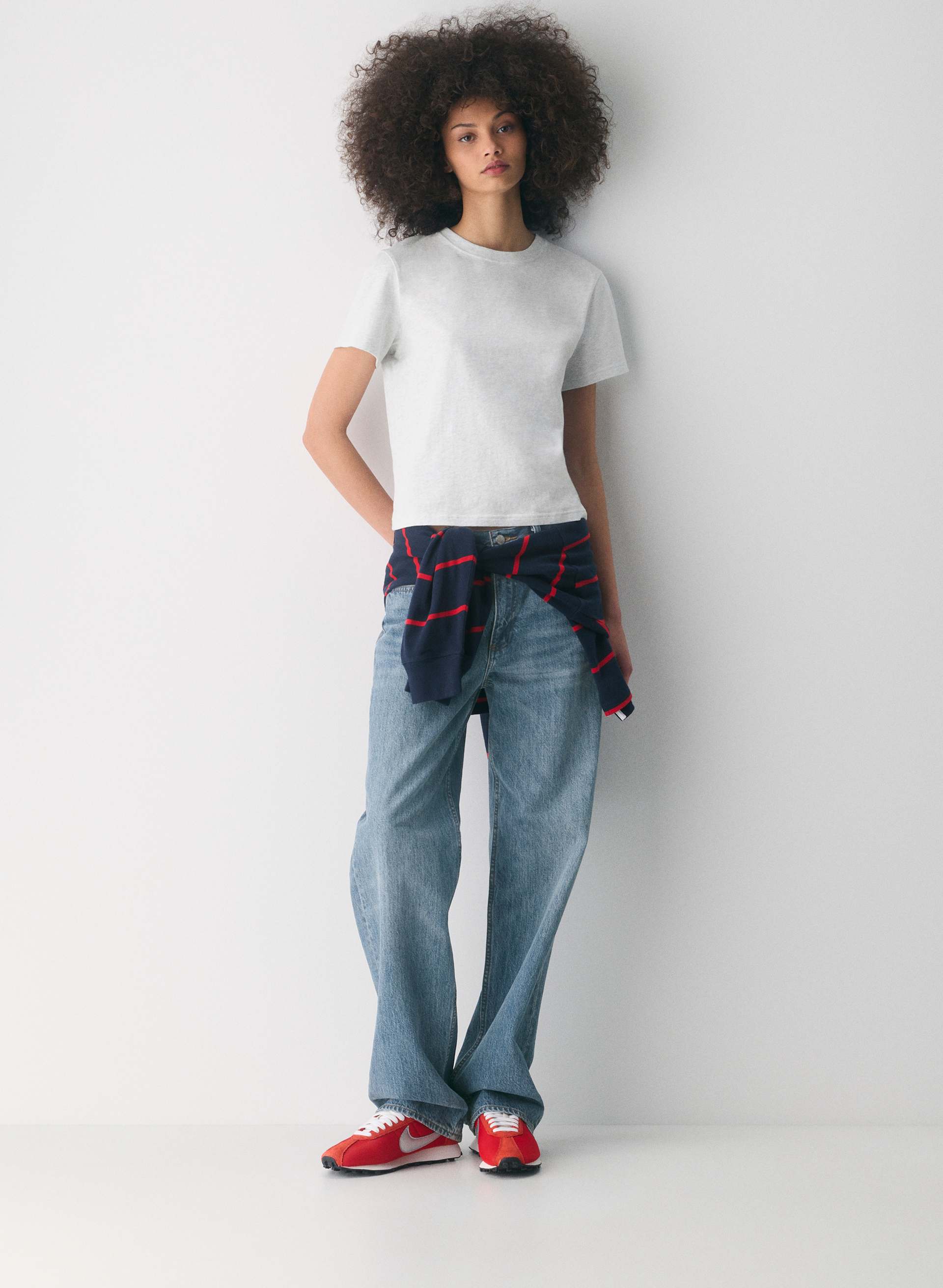 Soft 100% Cotton Jersey Crewneck T-shirt