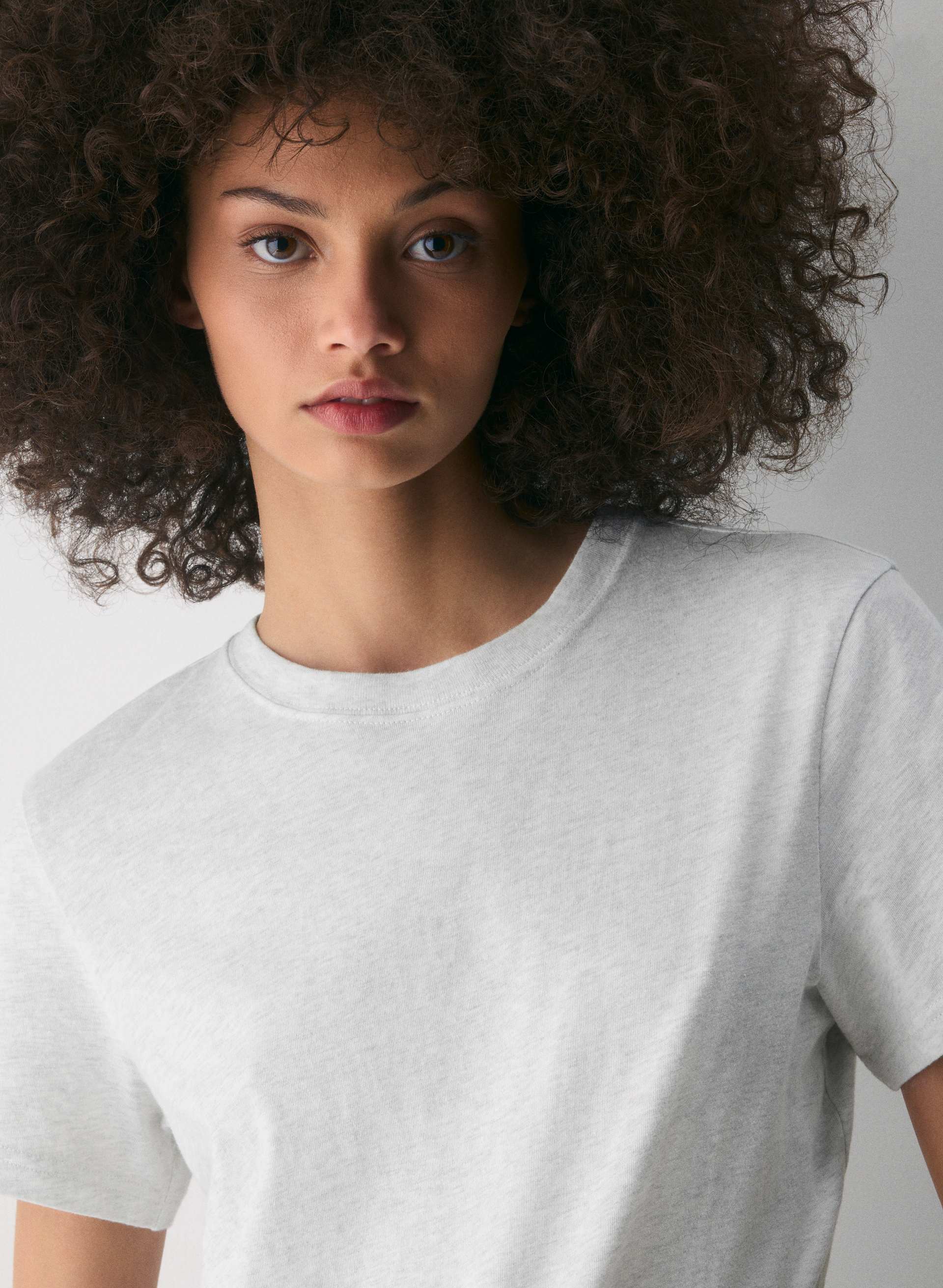 Soft 100% Cotton Jersey Crewneck T-shirt