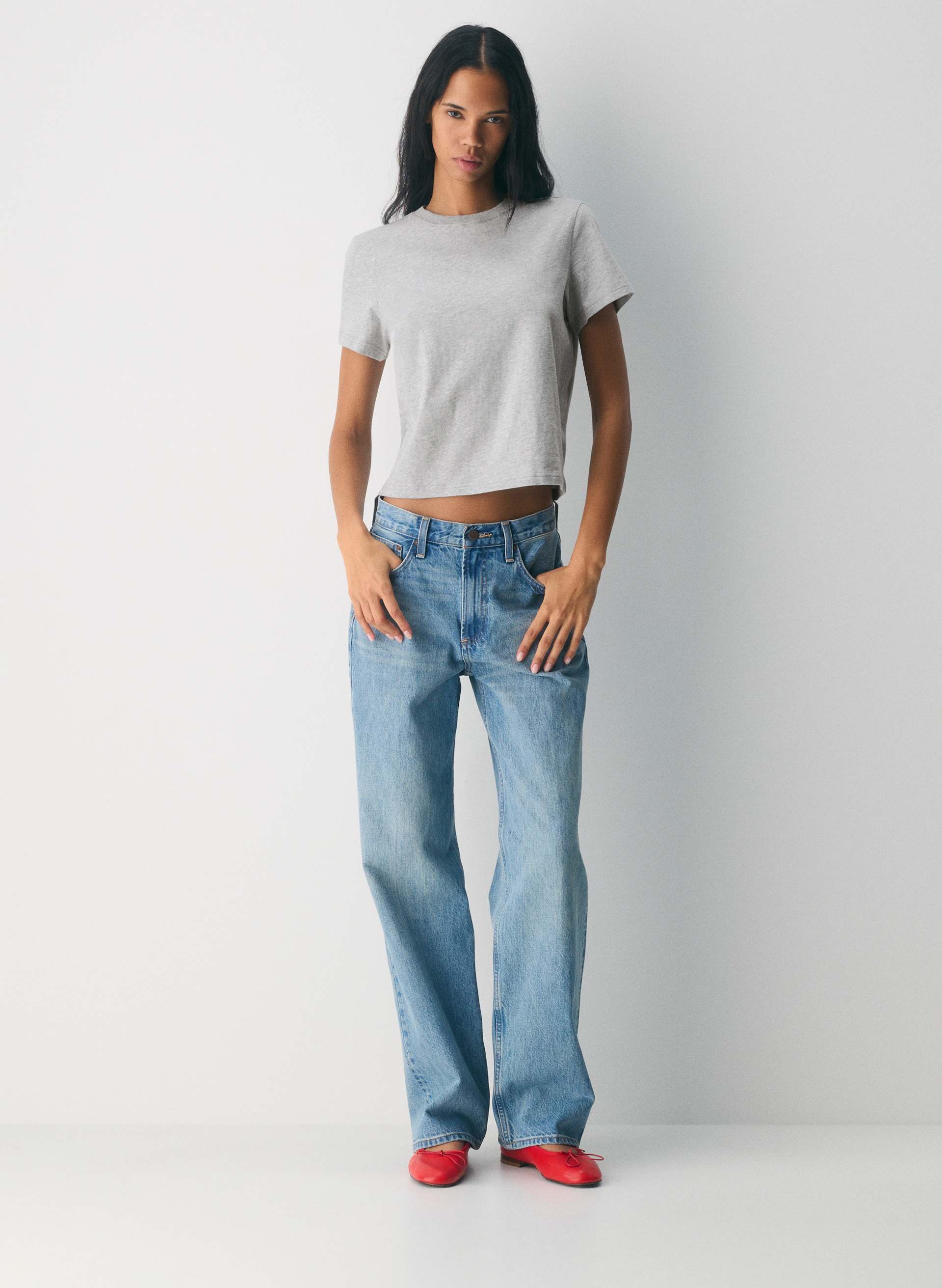 Soft 100% Cotton Jersey Crewneck T-shirt