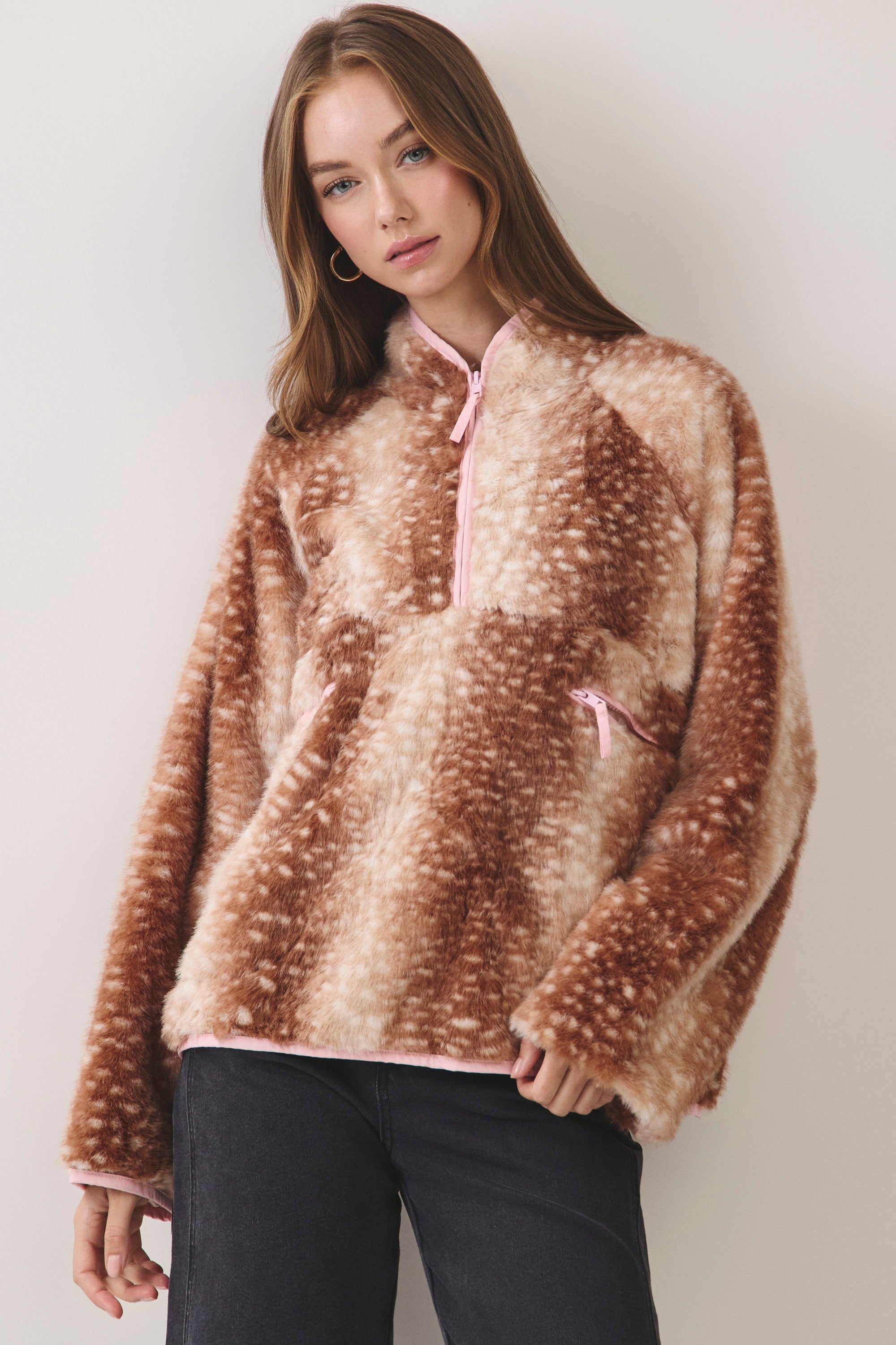 Soft Half-Zip Fleece Pullover