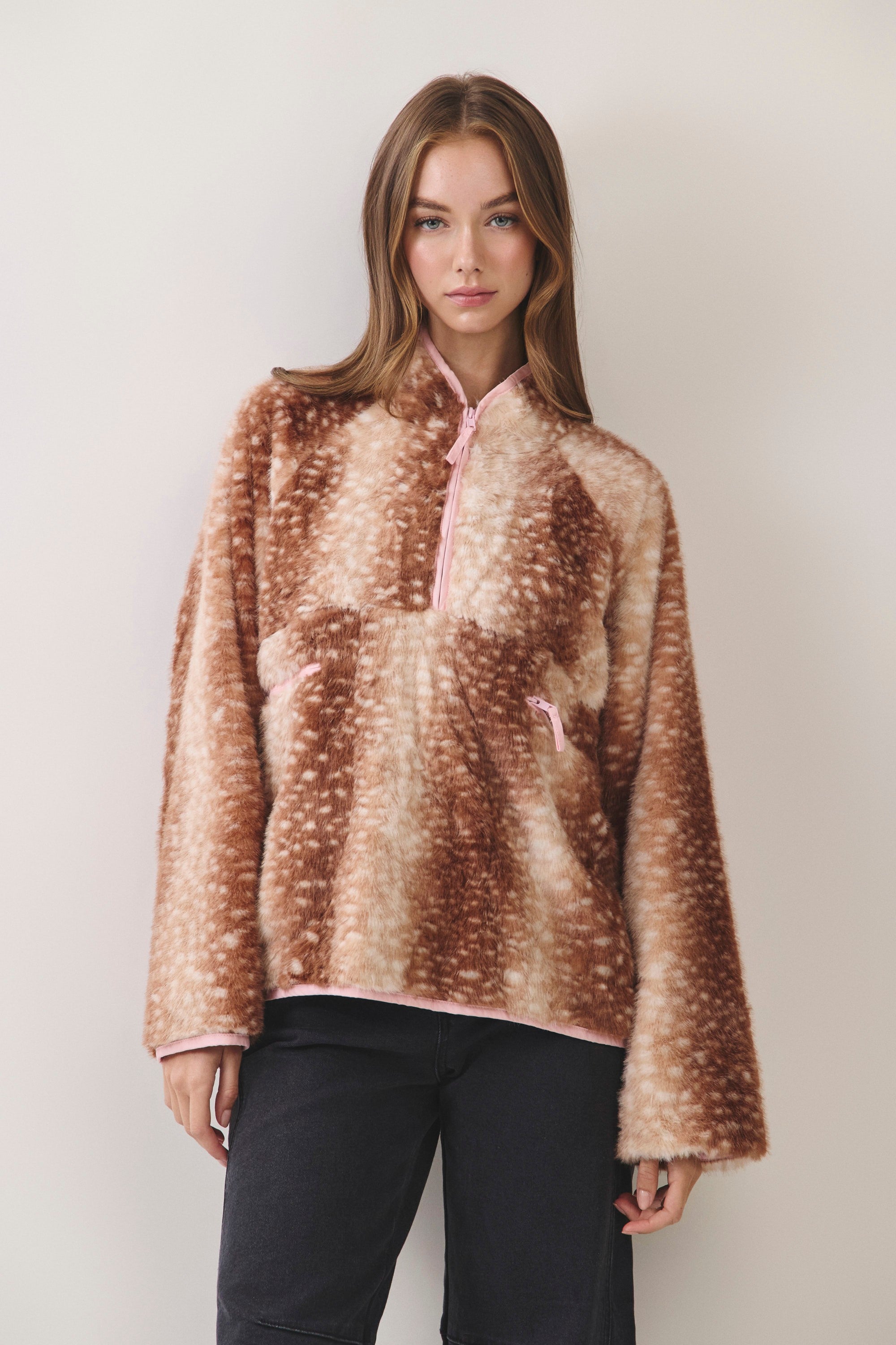 Soft Half-Zip Fleece Pullover