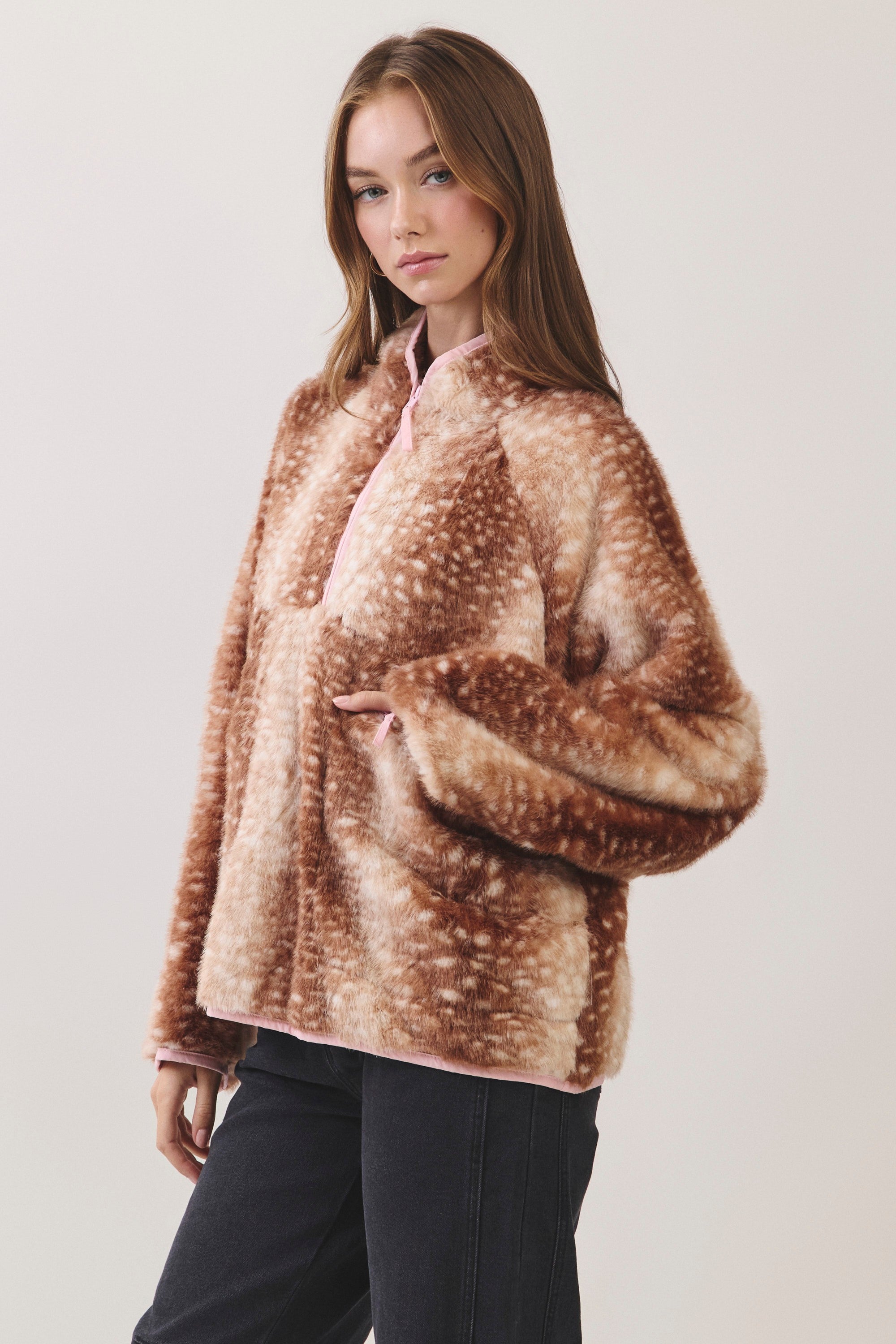Soft Half-Zip Fleece Pullover