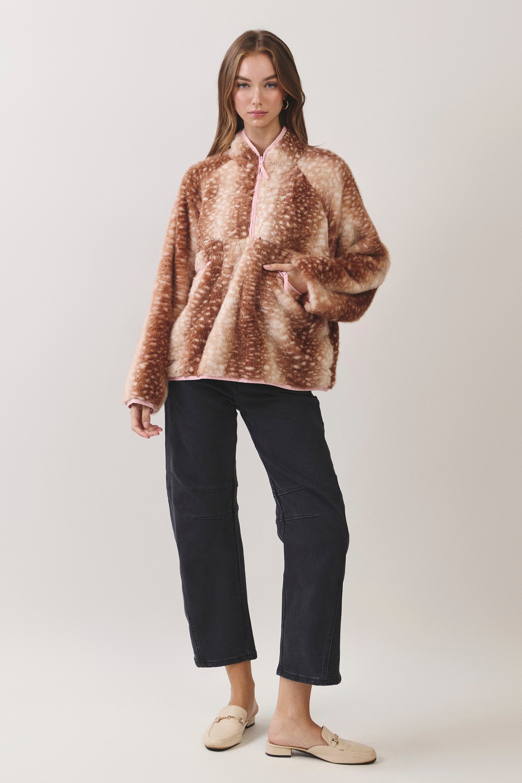 Soft Half-Zip Fleece Pullover
