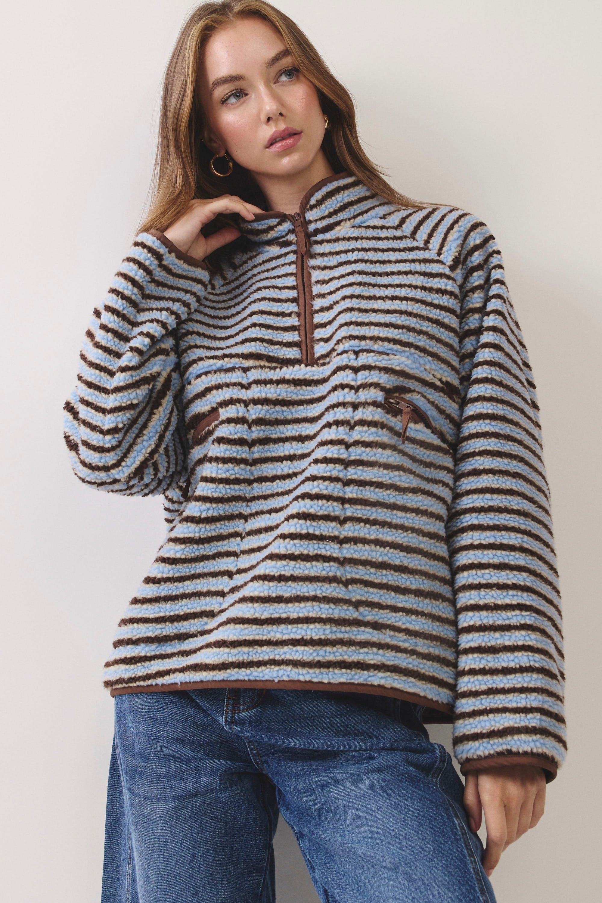 Soft Half-Zip Fleece Pullover