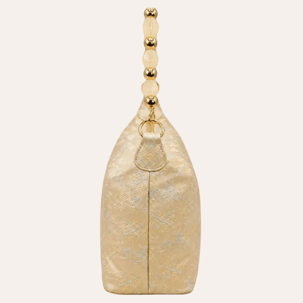 Celeste Brocade Beaded Shoulder Bag