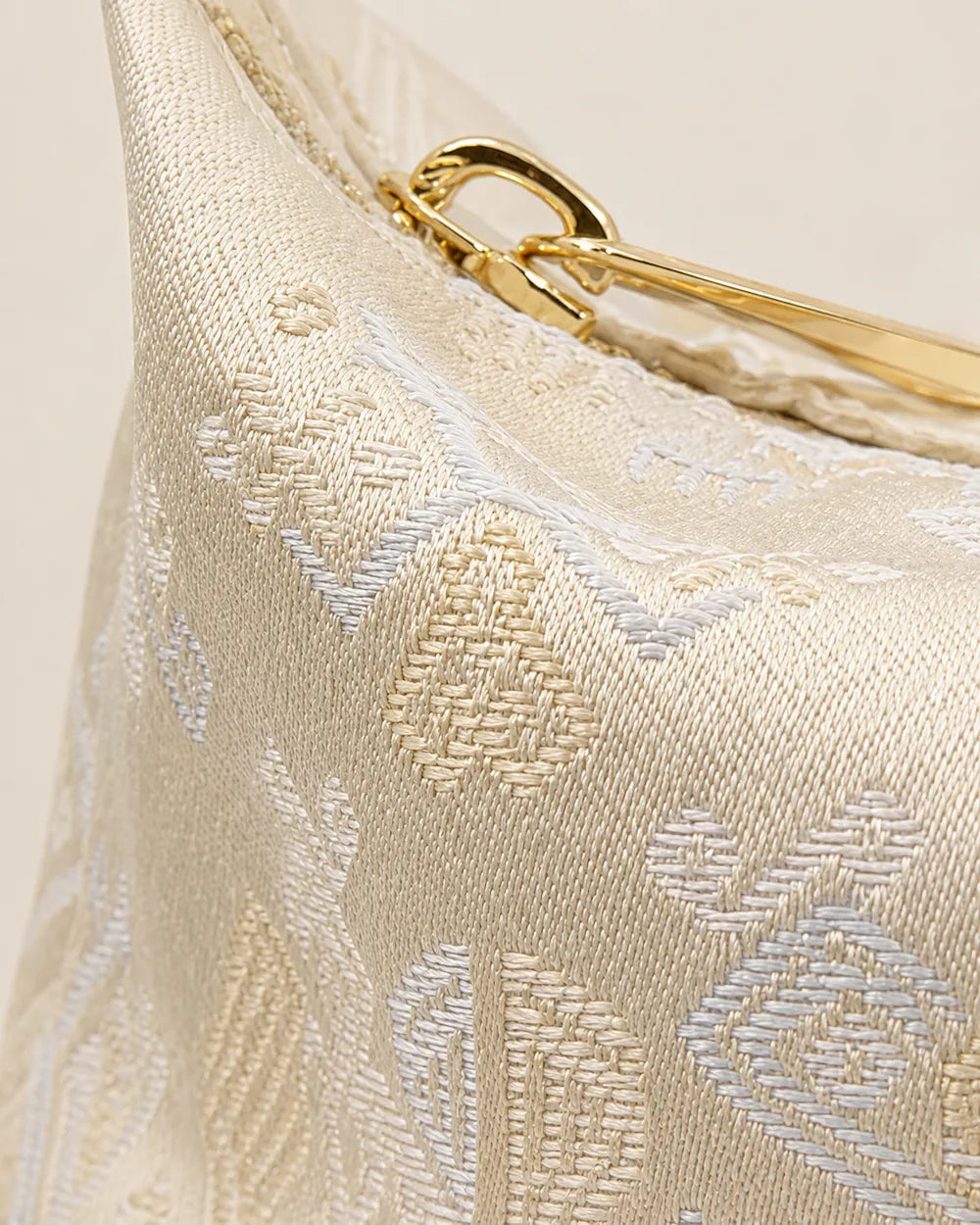 Celeste Brocade Beaded Shoulder Bag