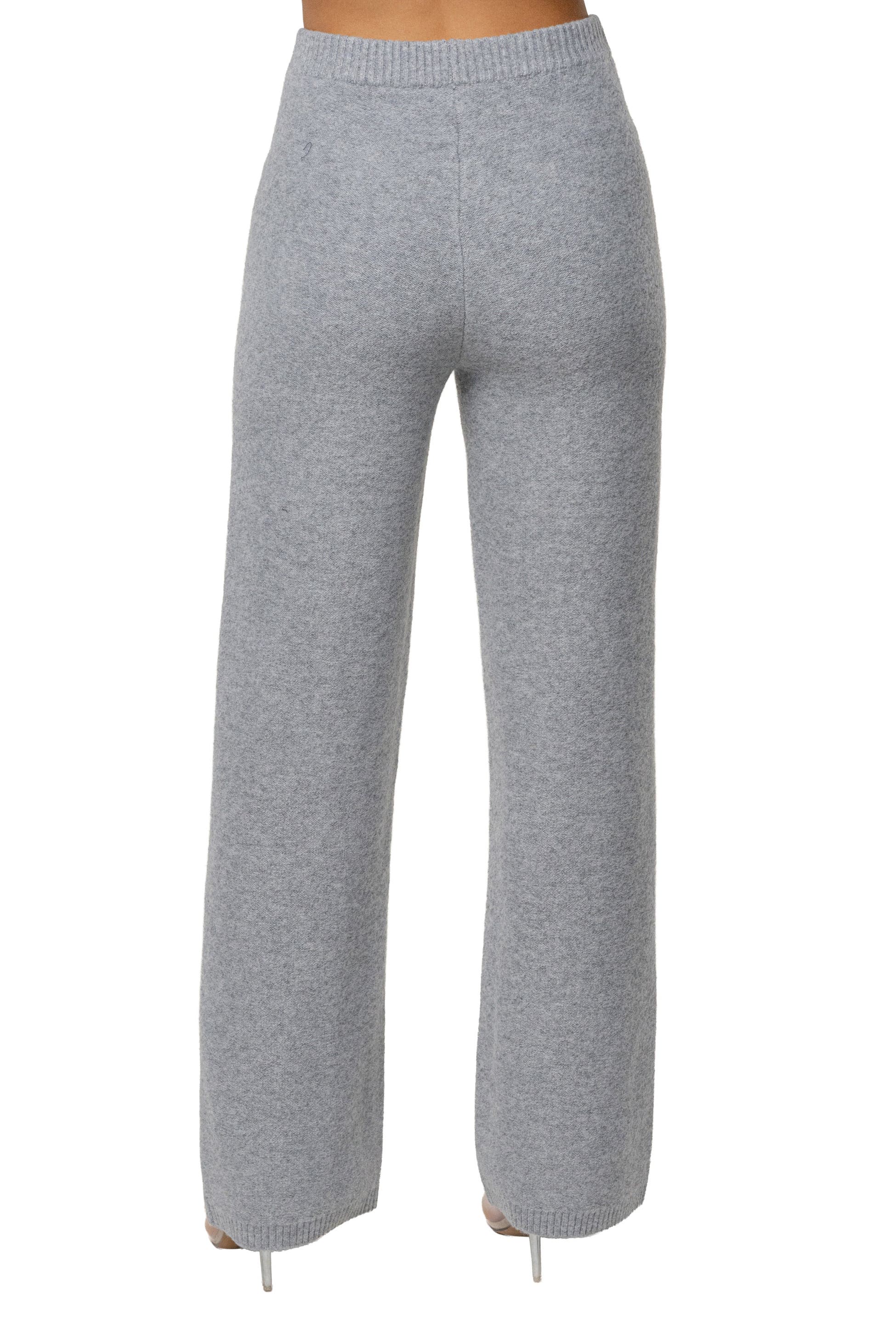 Grey Emelie Knit Pant Set