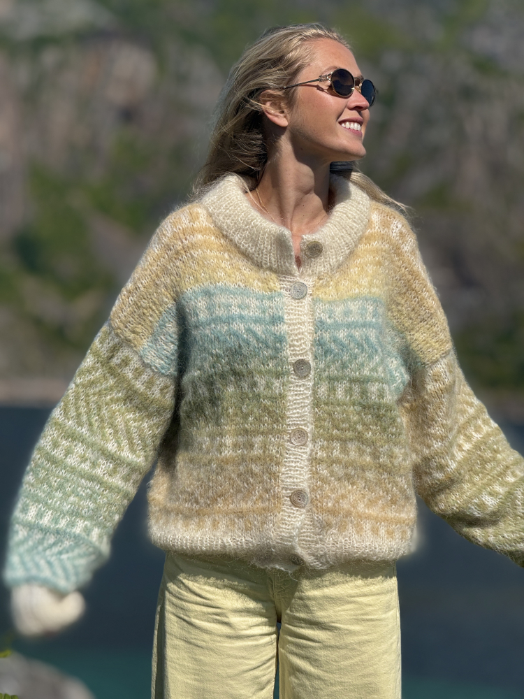 Hanami Knit Cardigan Sweater