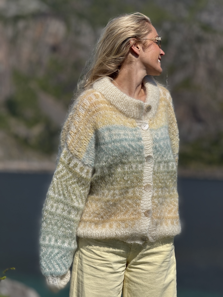 Hanami Knit Cardigan Sweater