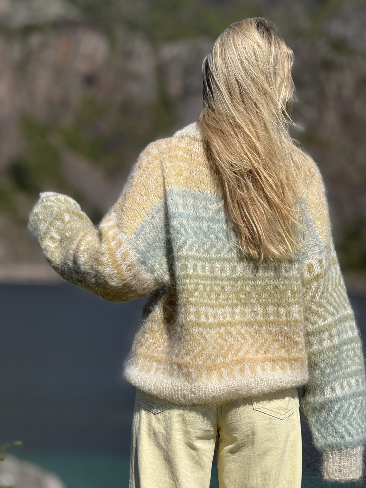 Hanami Knit Cardigan Sweater