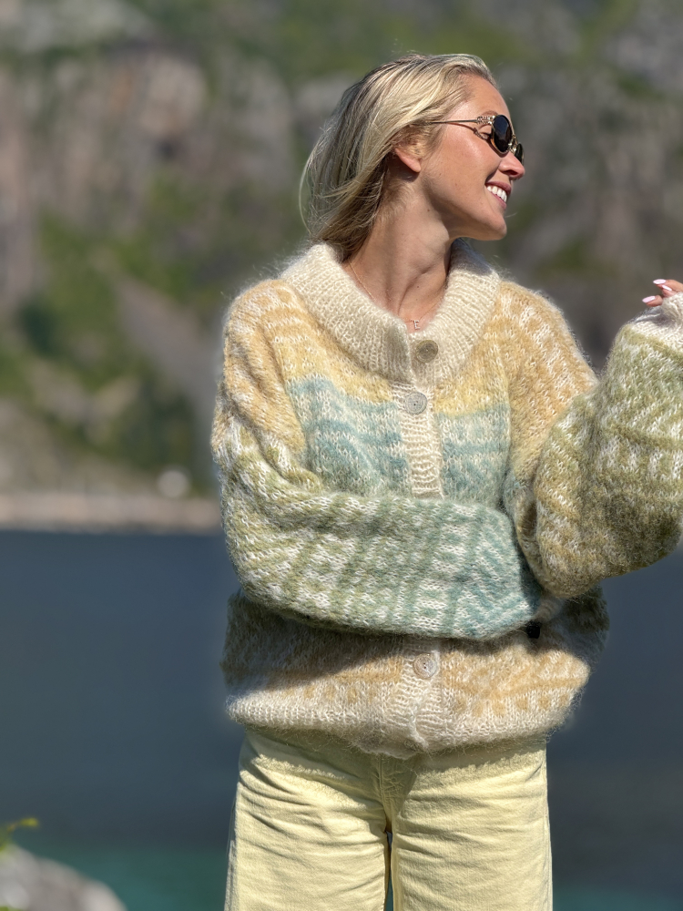 Hanami Knit Cardigan Sweater