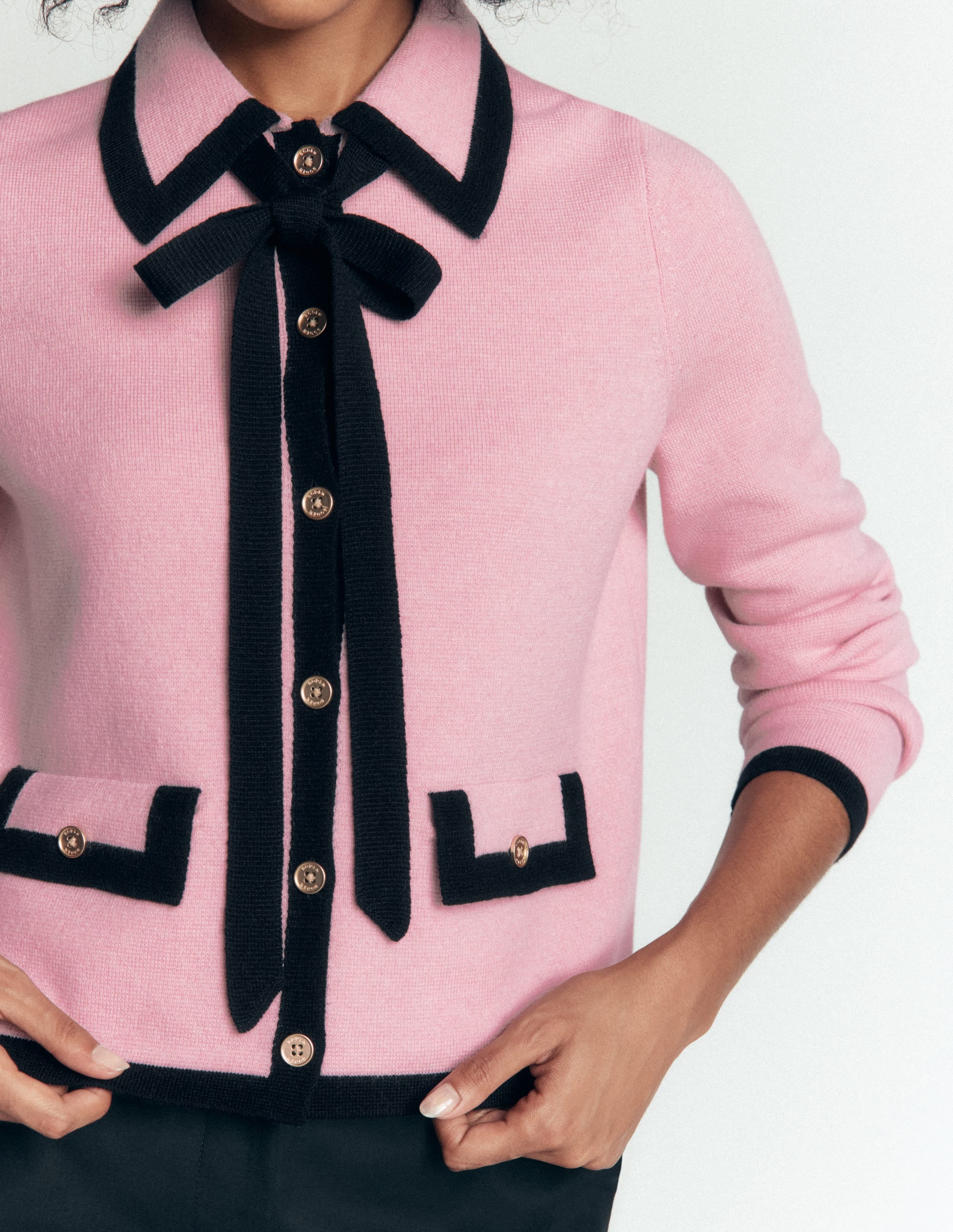 Elizabeth Bow Knitted Jacket