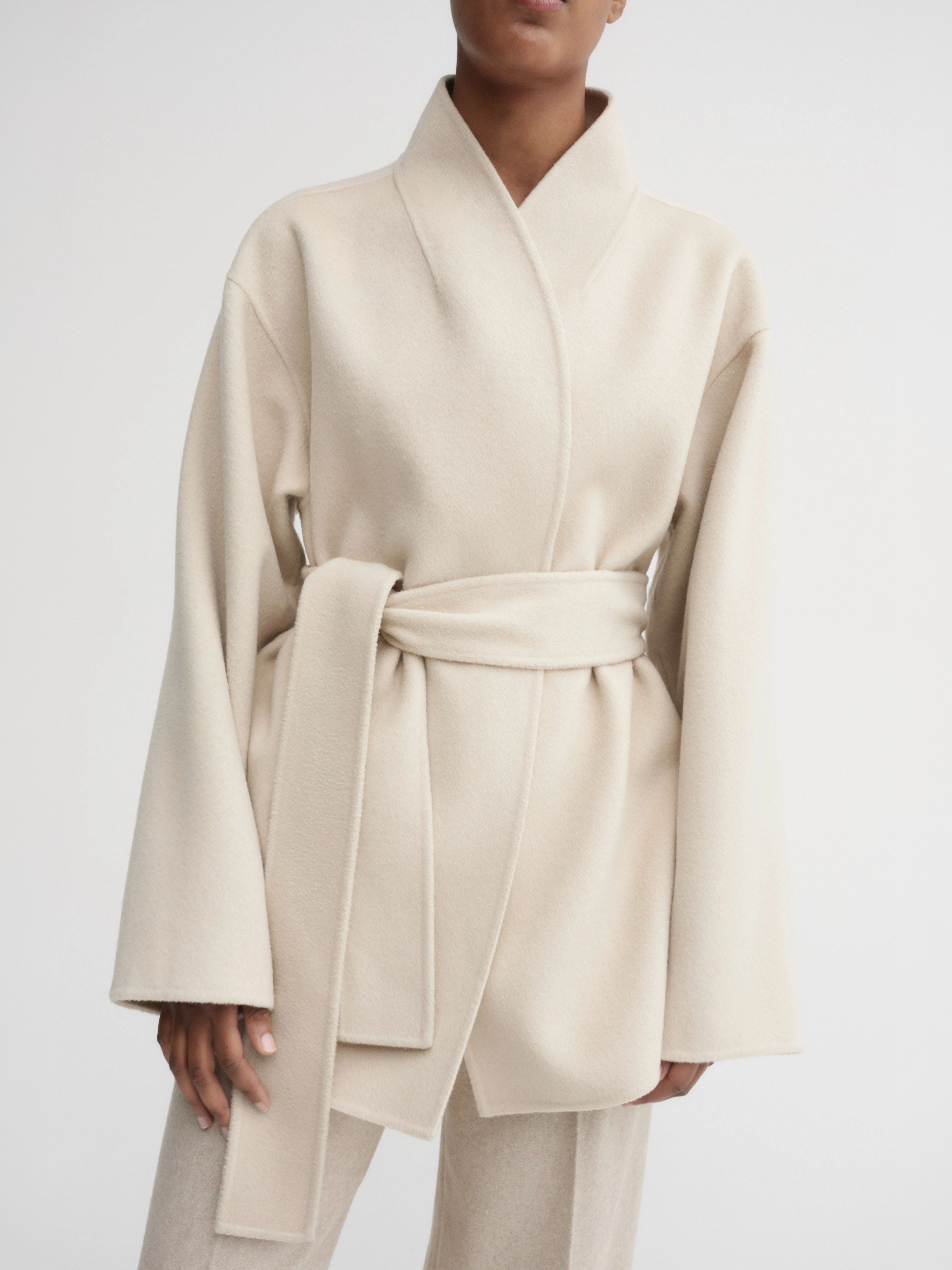 Minimalist Belted Coat
