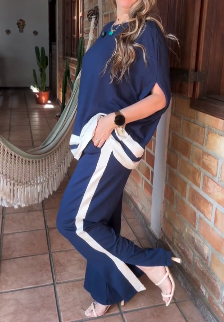 Chill Striped Comfy 2pc Set