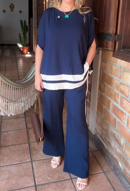 Chill Striped Comfy 2pc Set