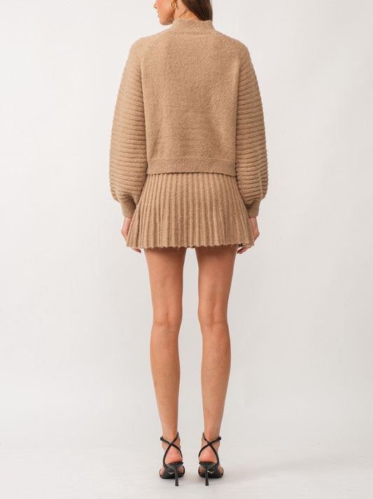 Natural Gabrielle Sweater Set