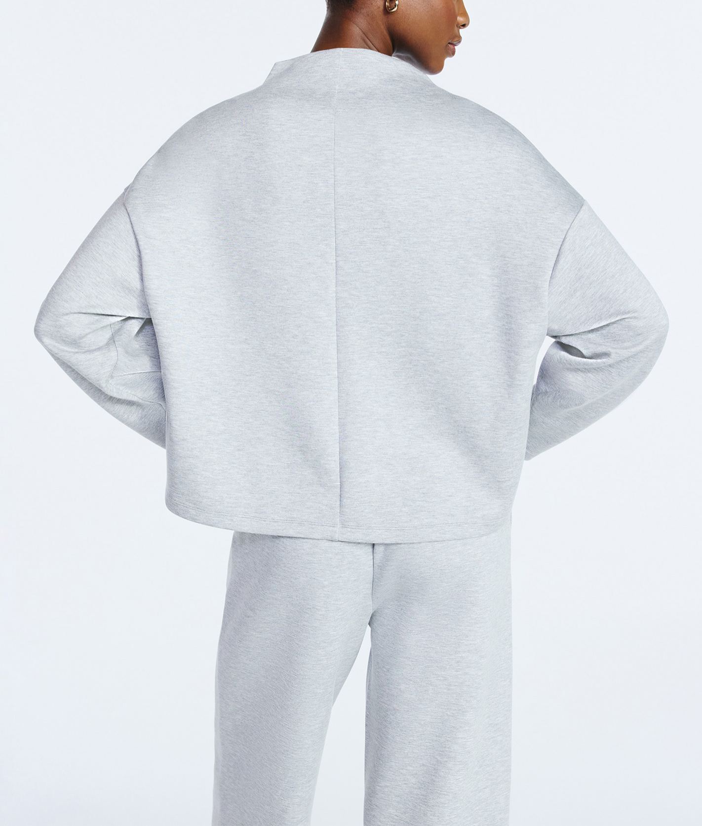 Women's New Zip Neck Top & Sweatpants