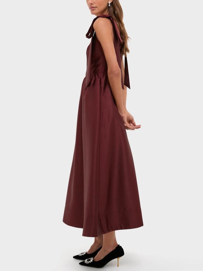 Modern Romance Square Neck Midi Dress