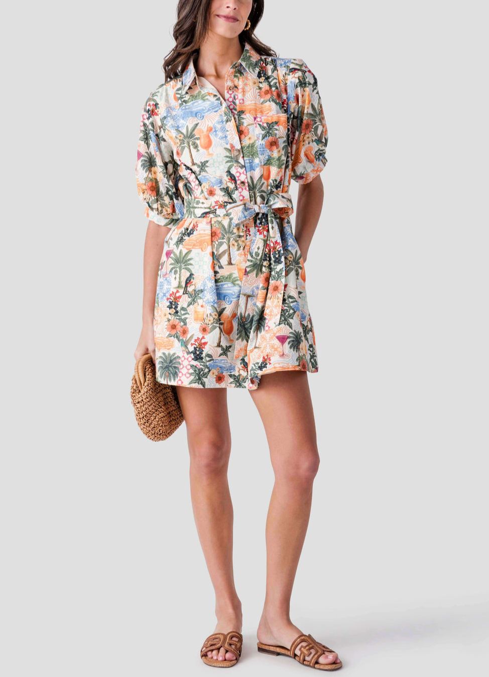Forum Cabana Crush Mini Shirt Dress