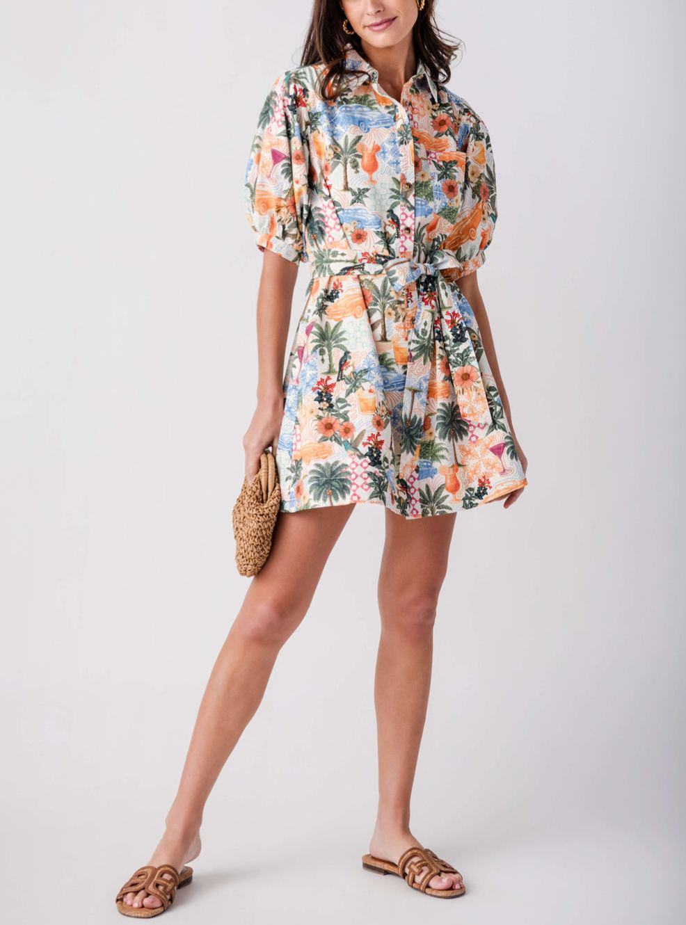 Forum Cabana Crush Mini Shirt Dress