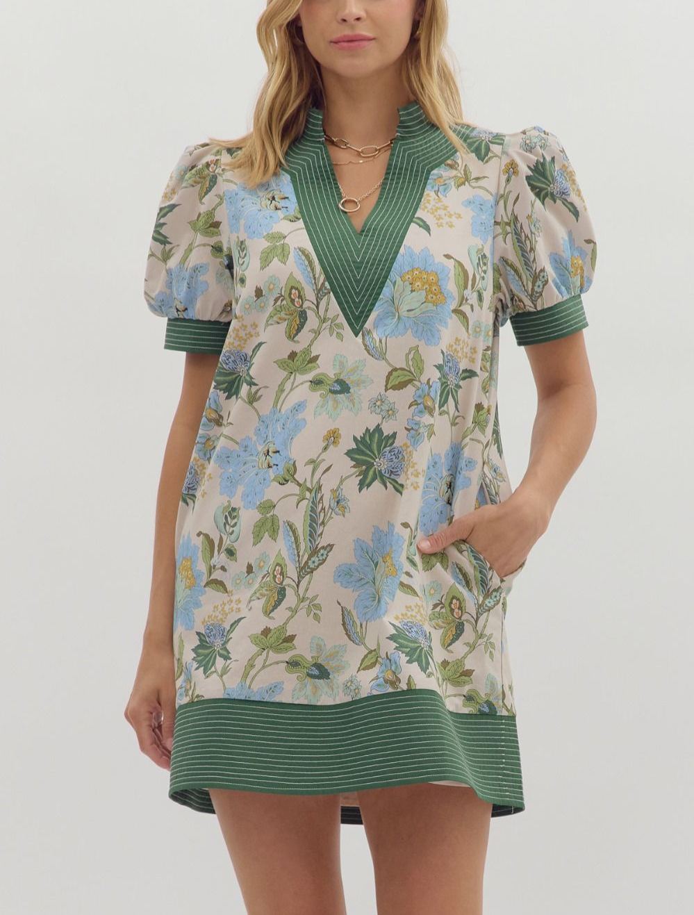 Happy As Can Be White Floral Dress