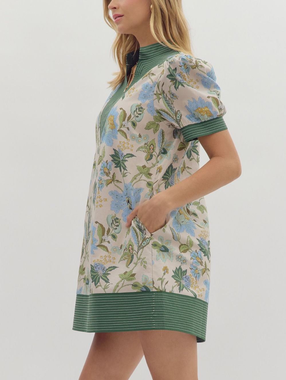 Happy As Can Be White Floral Dress