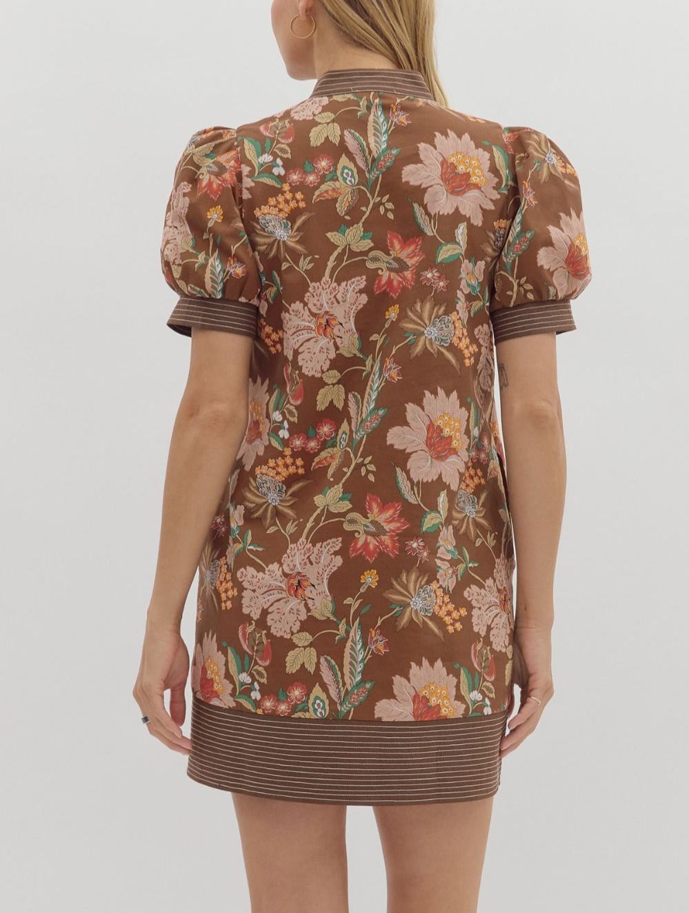 Happy As Can Be White Floral Dress