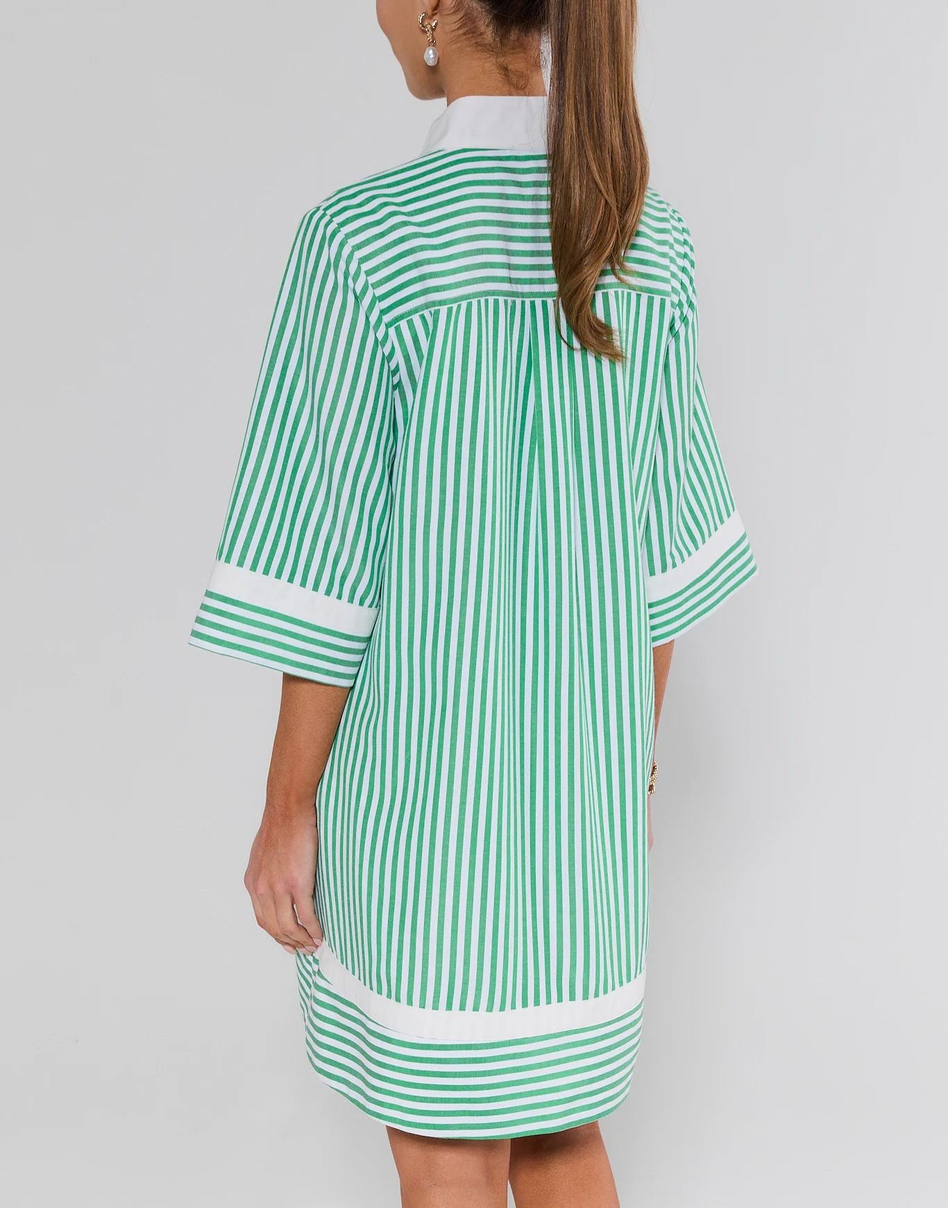 Pink Striped Tunic Dress