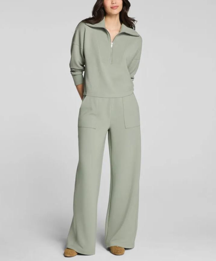 Chic Half-Zip Lounge Set