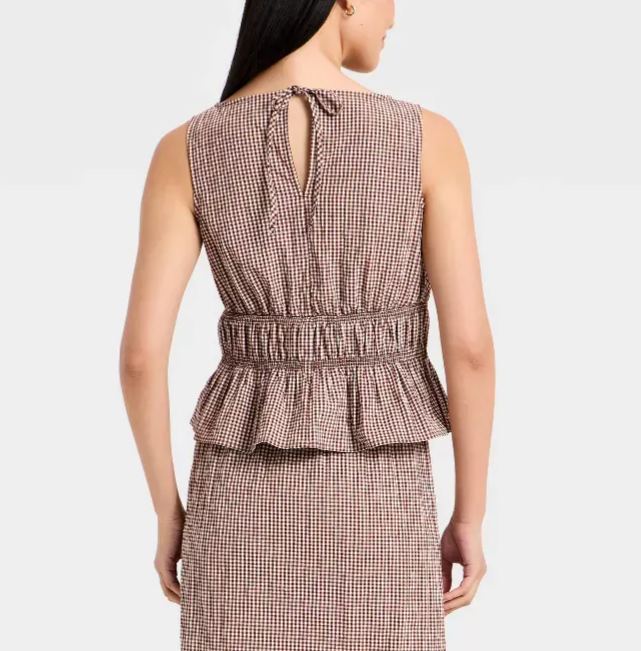 Elegant White Peplum Top & Wide-Leg Pants Set