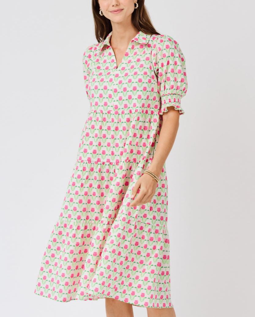 Floral Fanfare Molly Midi Dress