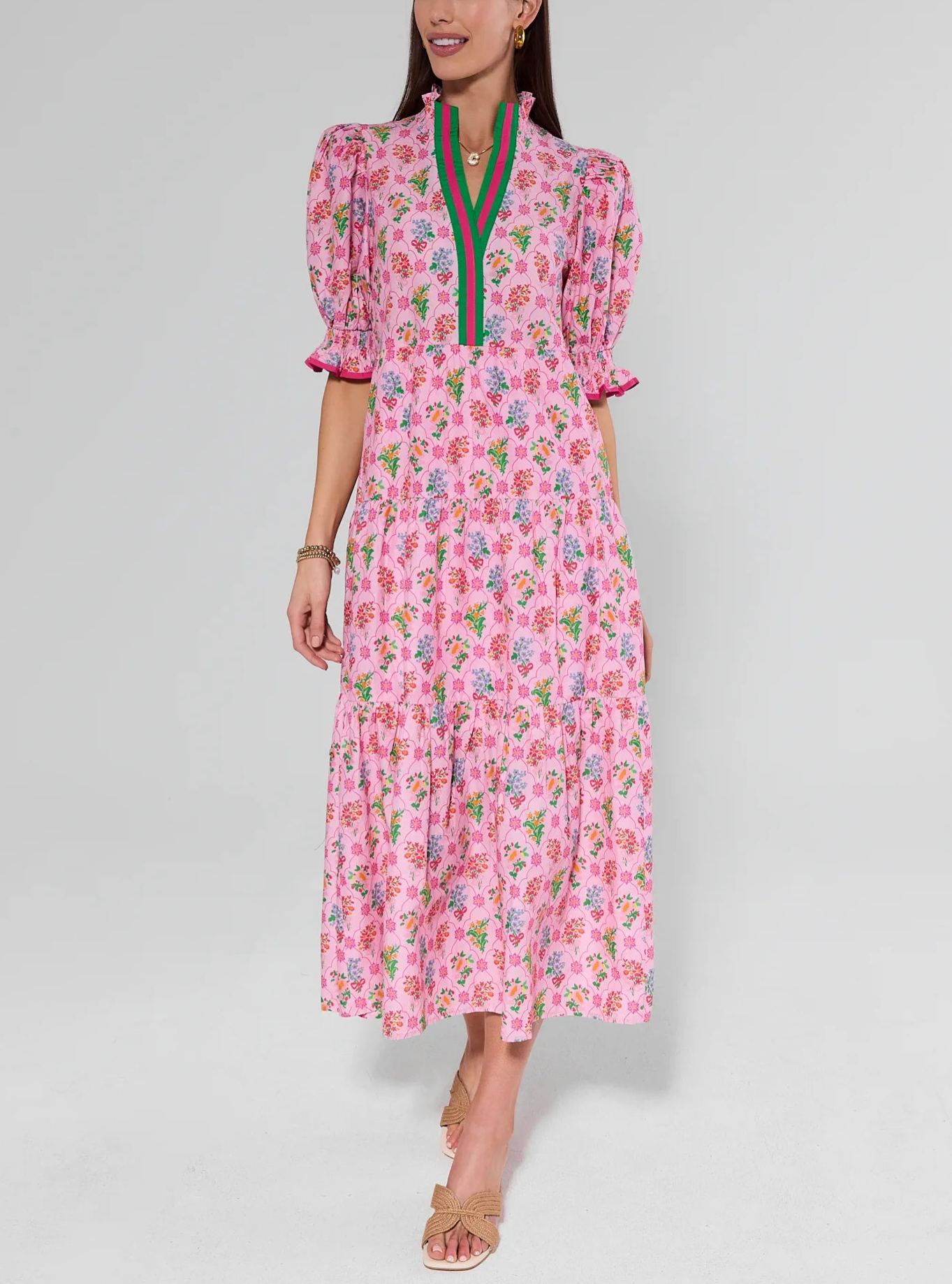 Stunning Pink Floral Dress