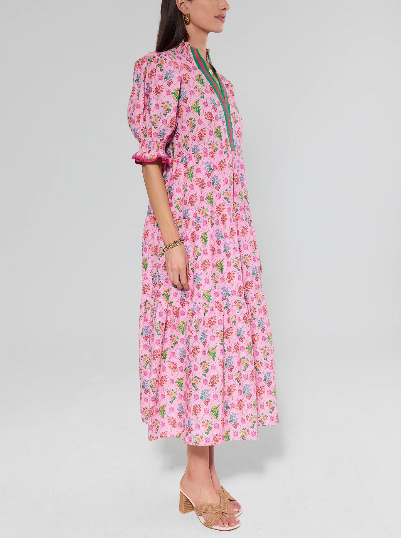 Stunning Pink Floral Dress