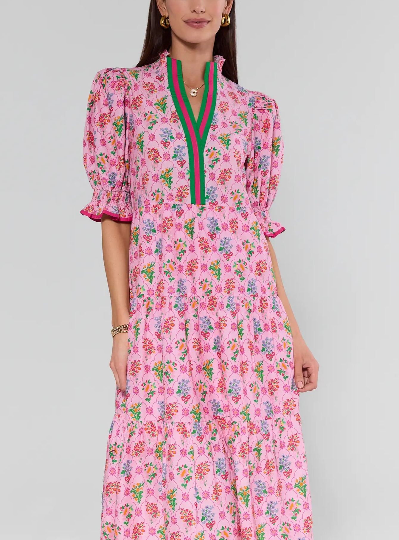 Stunning Pink Floral Dress