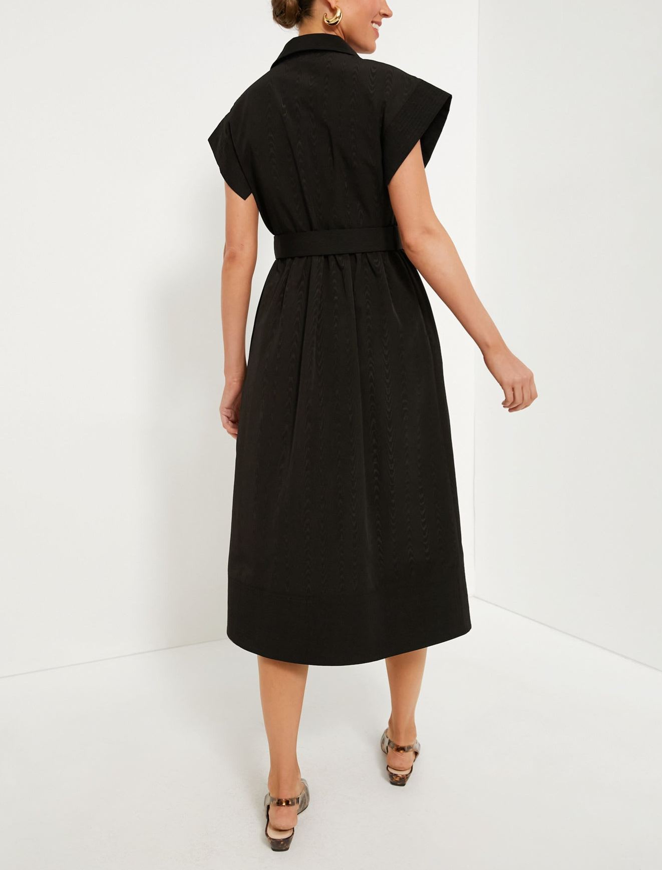 Classic Button-Up Belted Chloe Dress