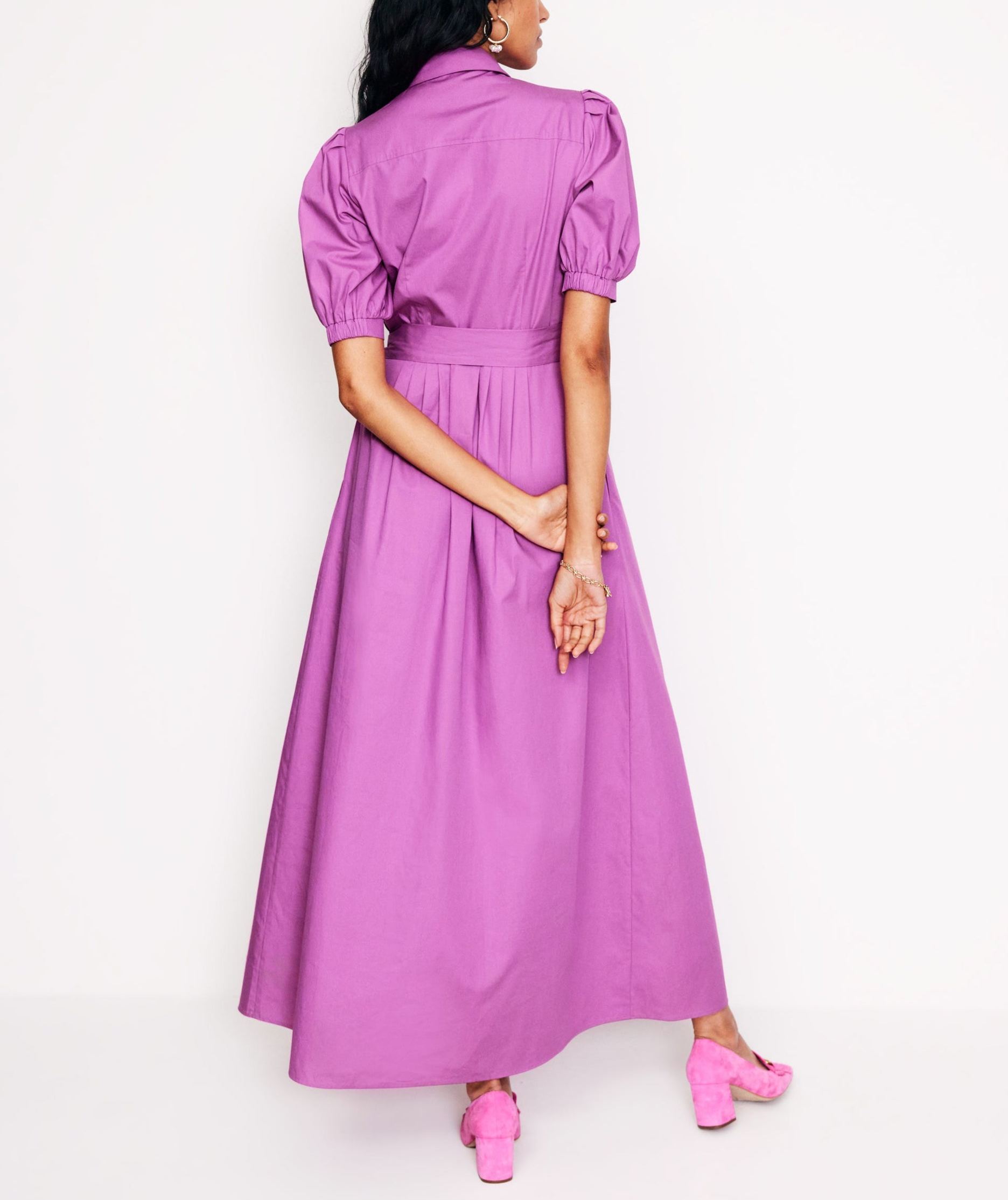 Alexa Maxi Shirt Dress