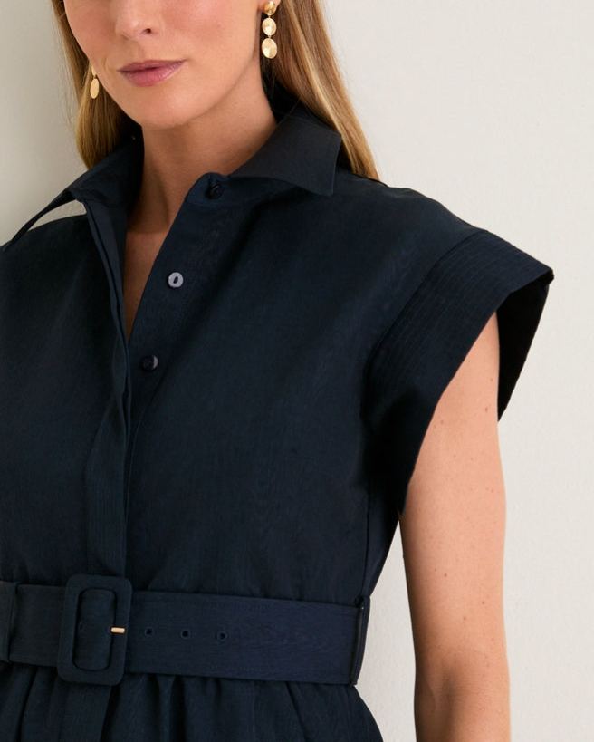 Slate Blue Mini Chloe Dress