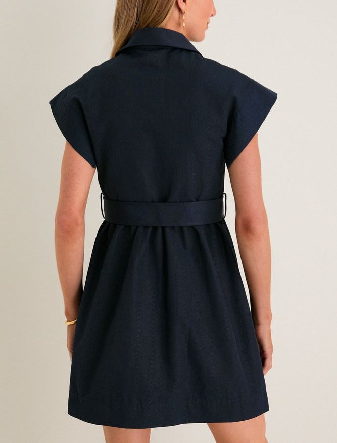 Slate Blue Mini Chloe Dress