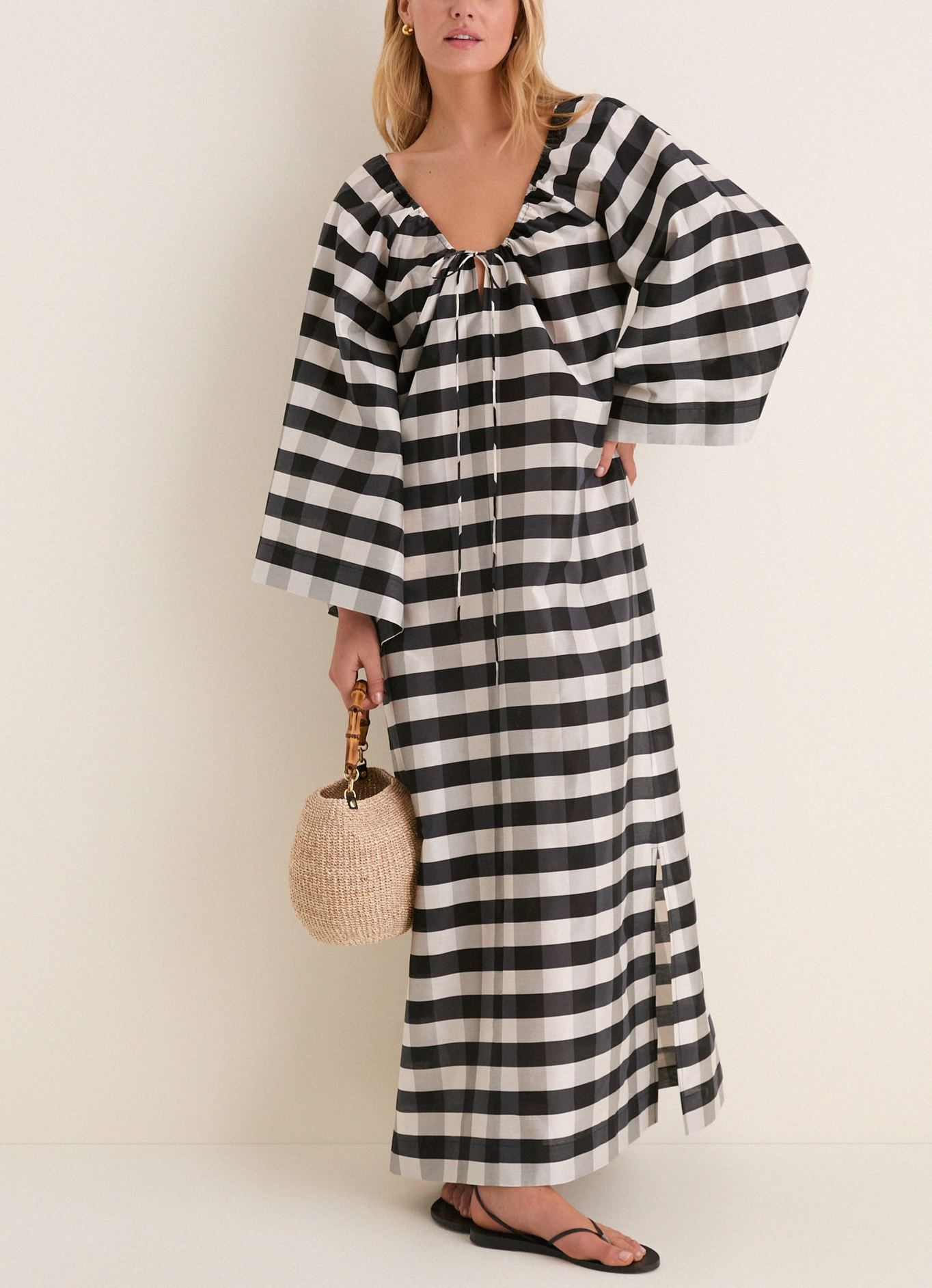 Midnight Check Claudine Dress