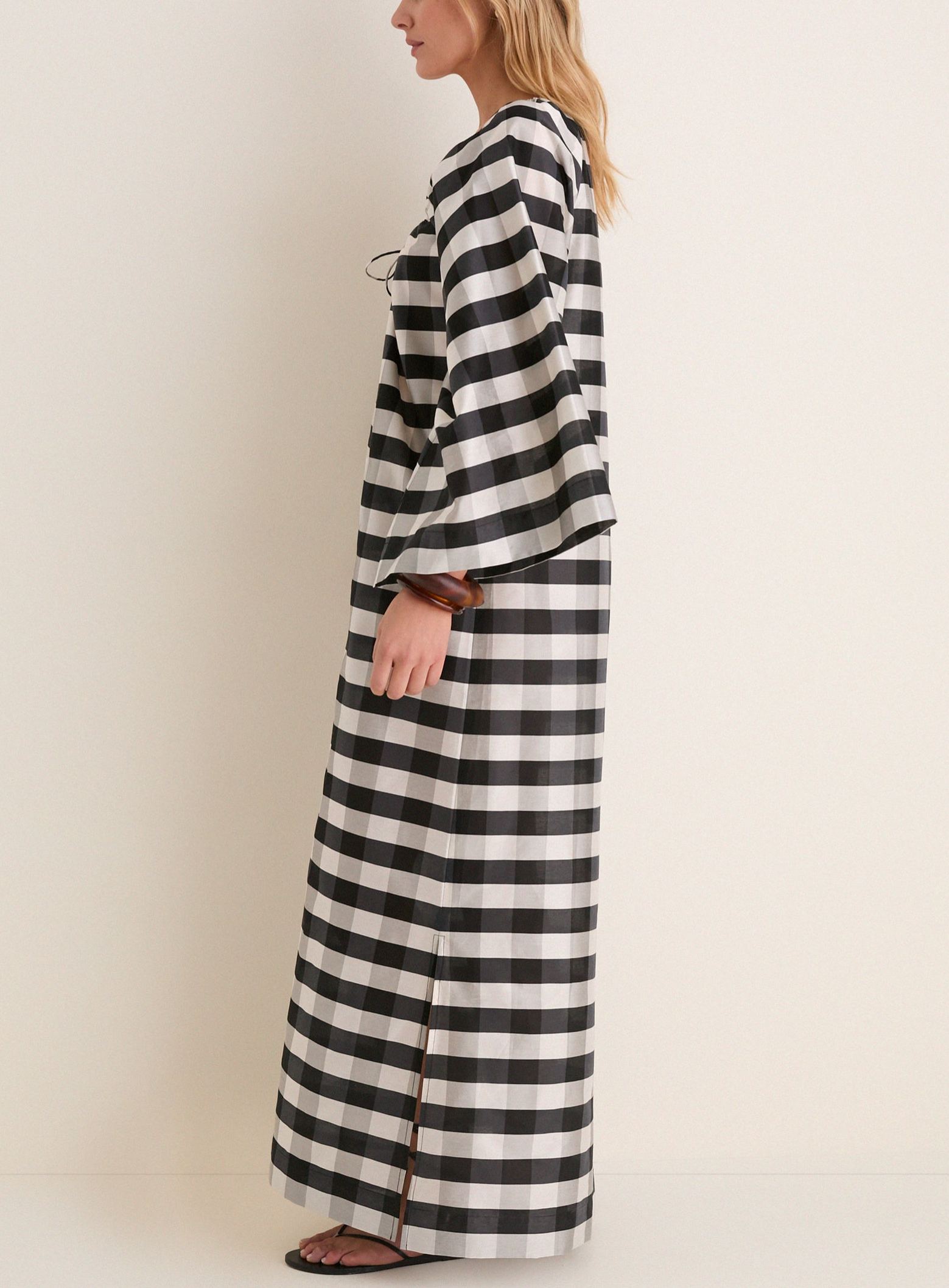 Midnight Check Claudine Dress