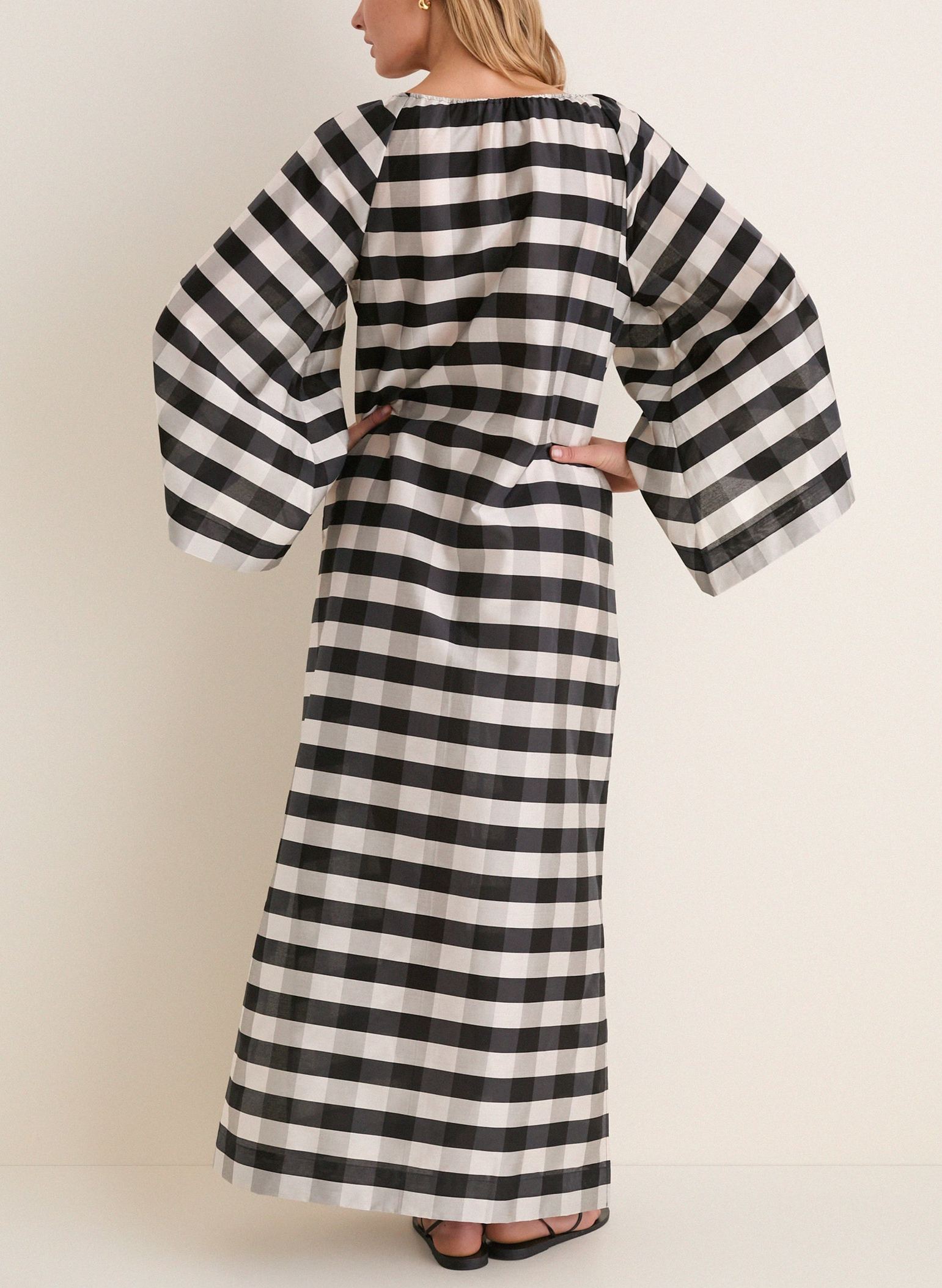 Midnight Check Claudine Dress
