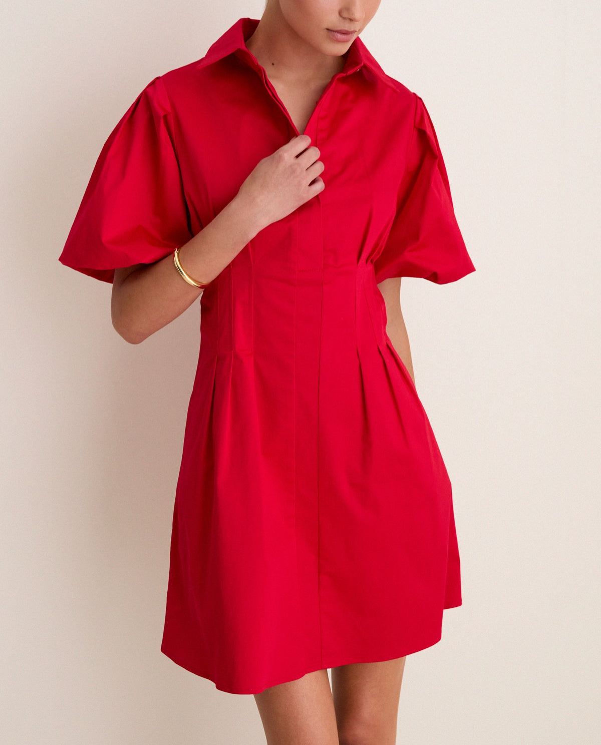 Cameo Blue Eyelet Mini Delaney Dress