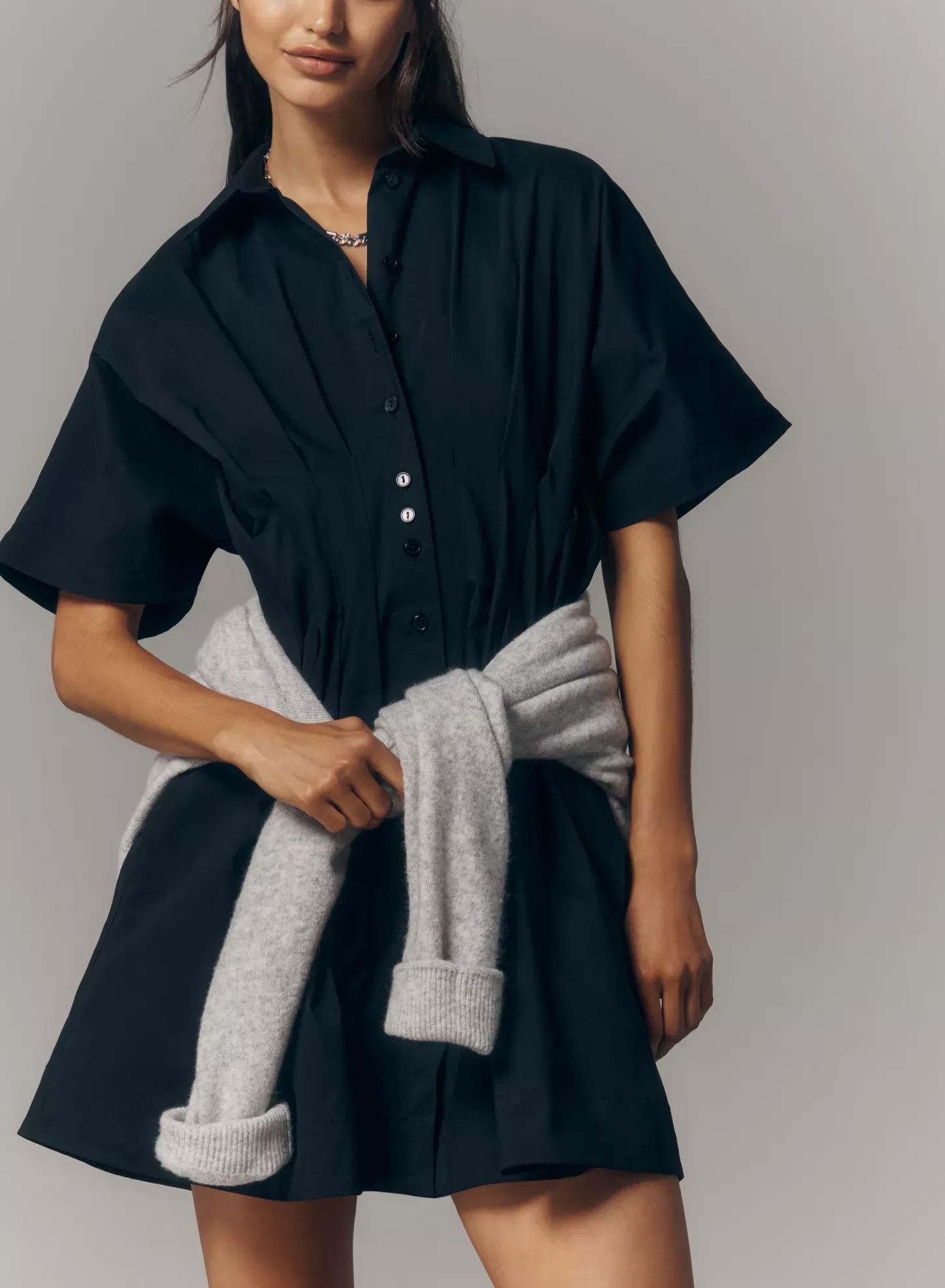 The Tobie Mini Shirt Dress