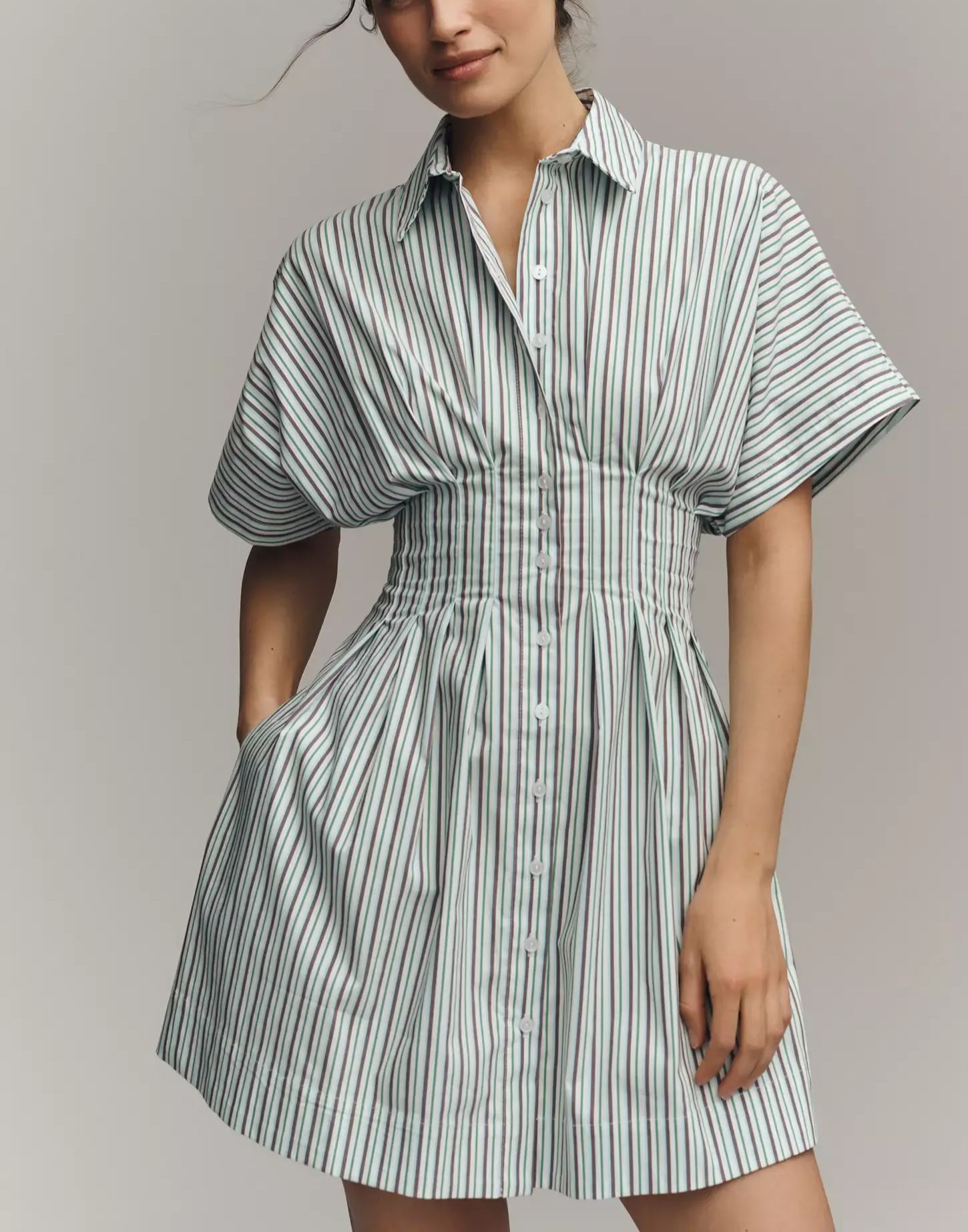 The Tobie Mini Shirt Dress