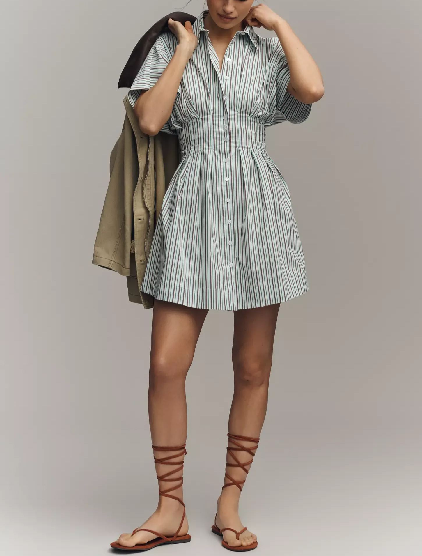 The Tobie Mini Shirt Dress