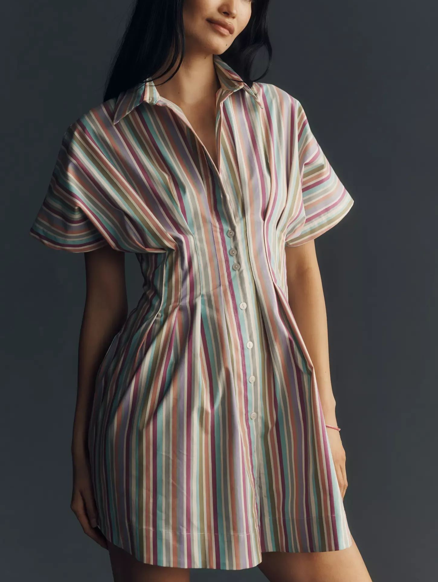 The Tobie Mini Shirt Dress