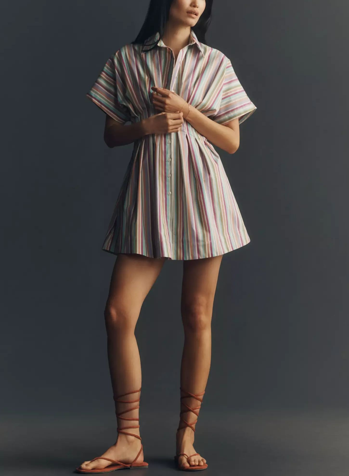 The Tobie Mini Shirt Dress